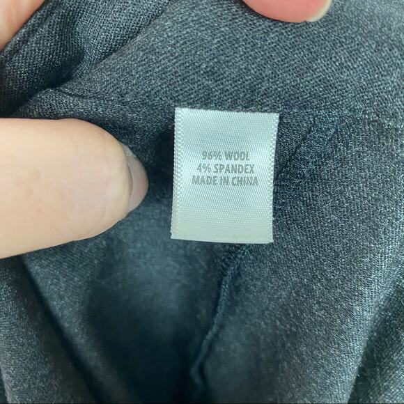 St.John Gray Black Wool Emma Trousers Sz.12 - Picture 12 of 13